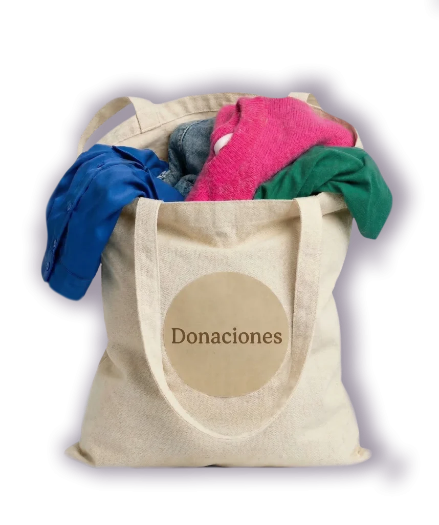 Bolsa de donaciones de ropa para Asociación Reto a la Esperanza Barcelona