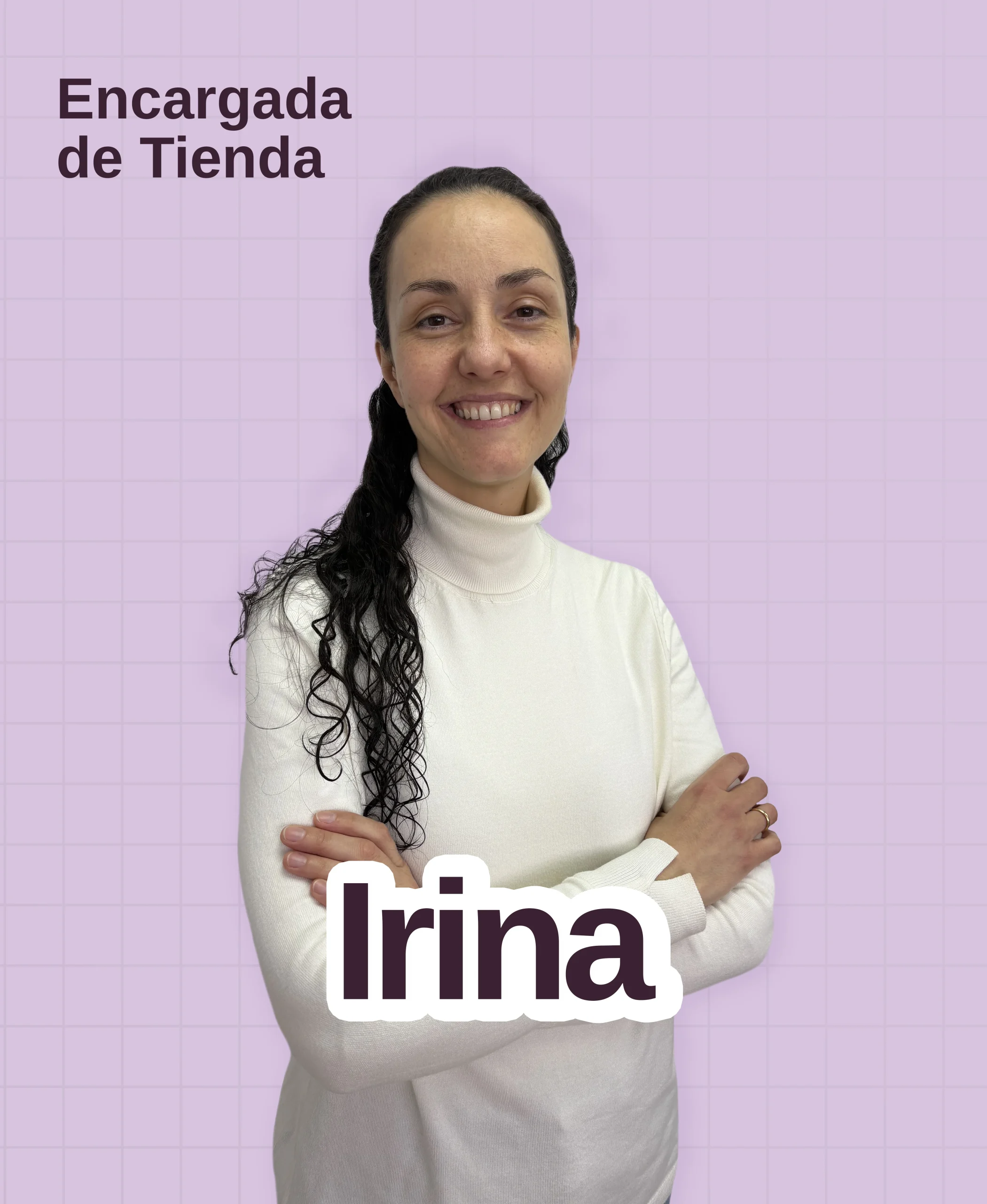 Irina, encargada de tienda, testimonio de recuperación en Asociación Reto a la Esperanza